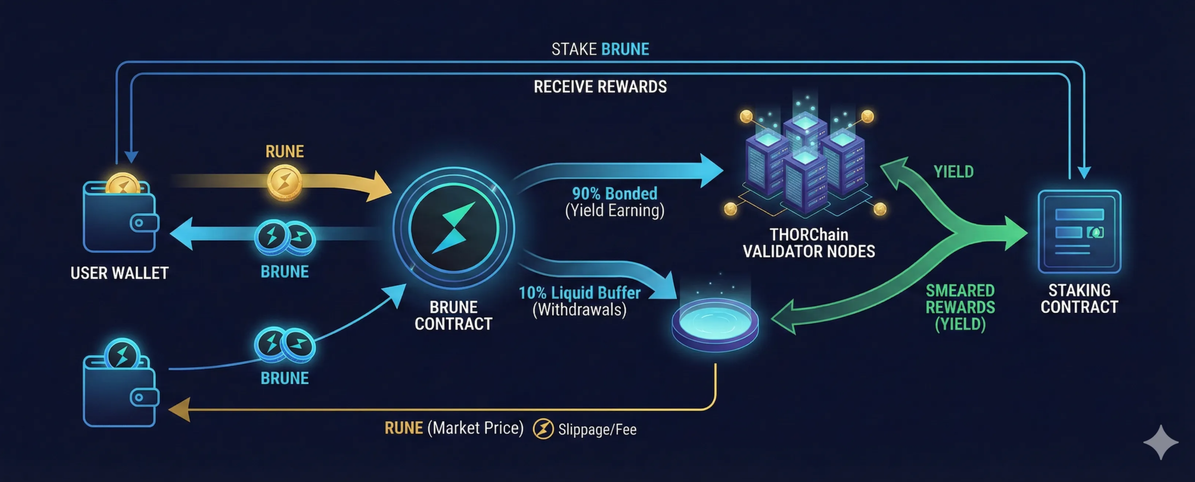 How bRUNE Works: Mechanics, Math, and Trade-Offs