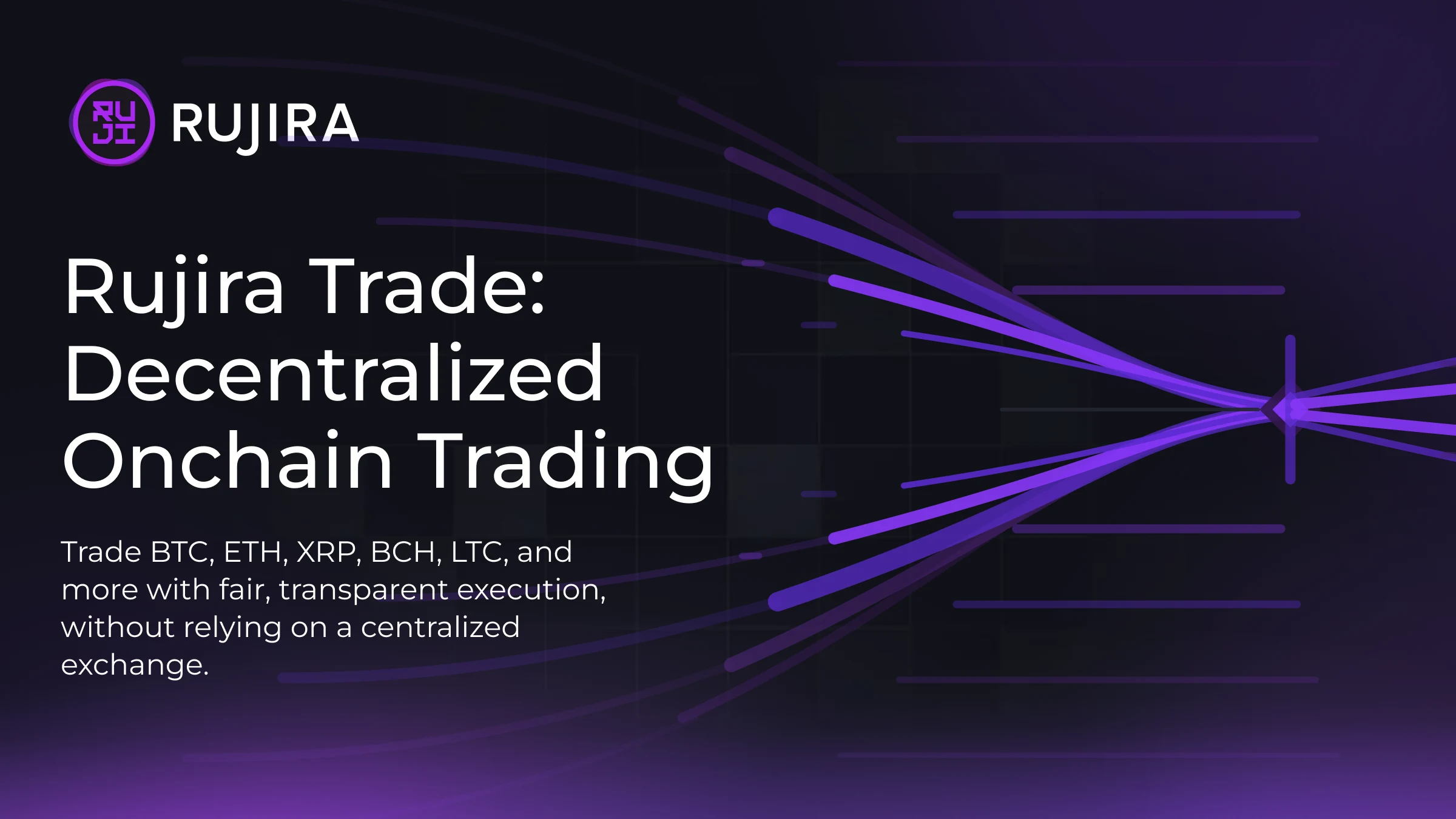 Rujira Trade Brings Decentralized Onchain Orderbook Trading to Native Crypto Assets